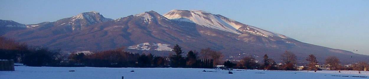 冬の浅間山
